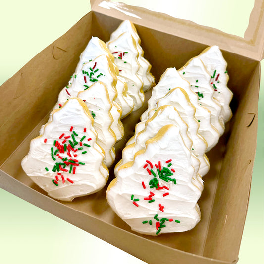 Box of Dozen - Frosted Sugar Cookie Holiday Shapes